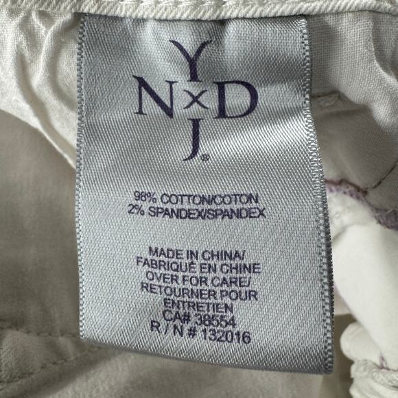 NYDJ Women's White Ankle Jeans Size 6 Life Tuck Technology Stretch Denim - Picture 10 of 14